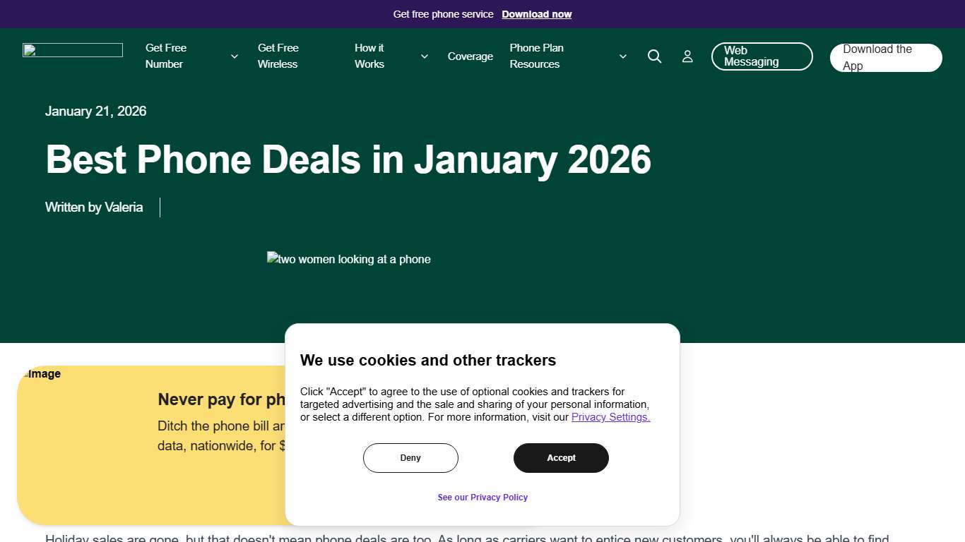 Best Phone Deals for January 2026 - TextNow